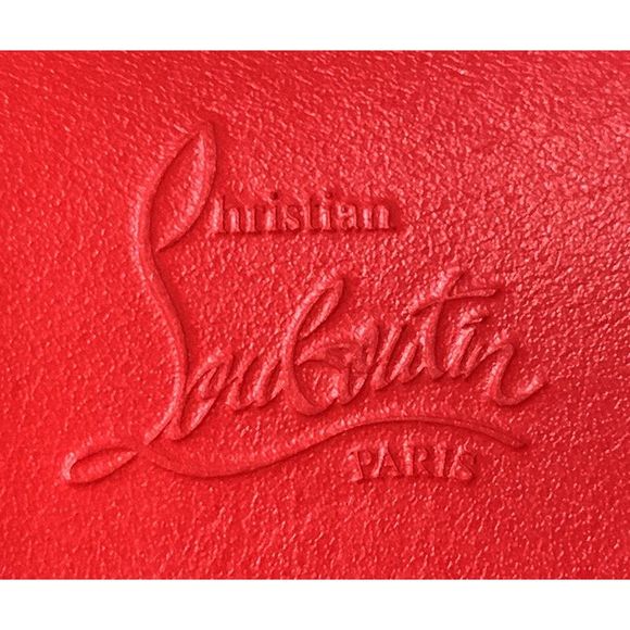 Christian Louboutin Elisa Shoulder Bag Leather Small Gray - Picture 7 of 7